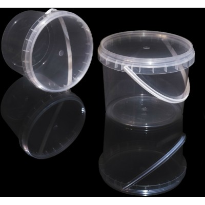 Ведро пластиковое с крышкой 550 мл